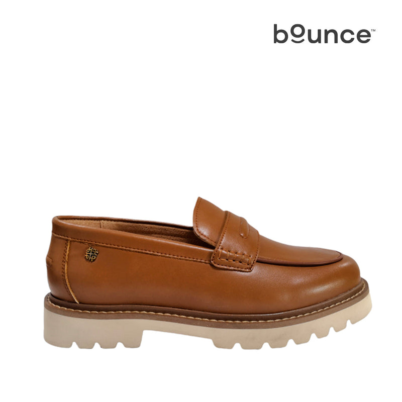 Mocasines Agnnes tan para mujer