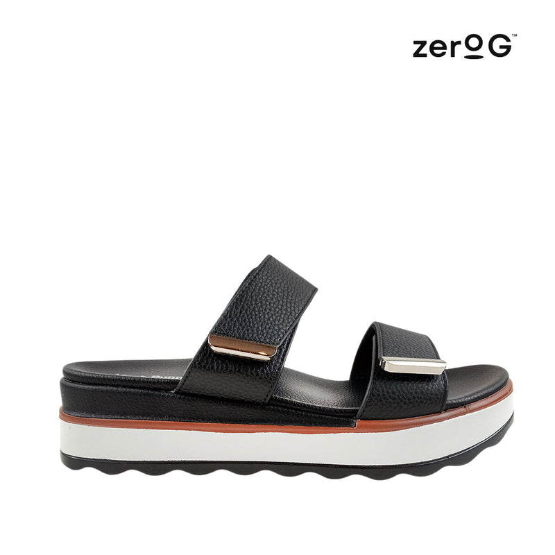 Sandalias flats Gillian  negro