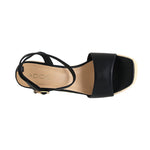 Sandalias de cuña Anitta para mujer color negro