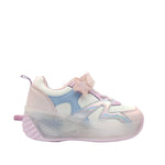 Sneakers con rodos Britt para niña color plateado