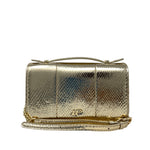 Cartera crossbody Ina para mujer color dorado