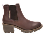 Botas Rewrite Chelsea para mujer color café