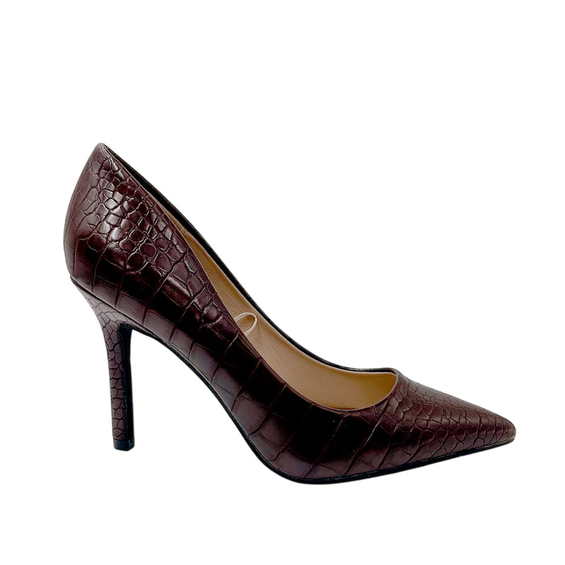 Tacones stilettos Sophia para mujer color café