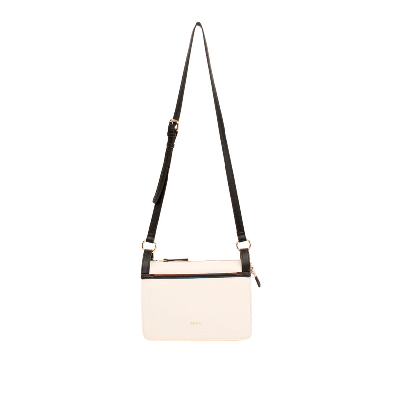 Cartera crossbody Aria para mujer color hueso