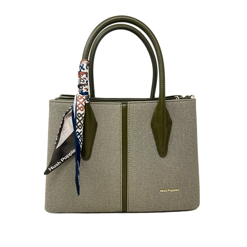 Cartera tote Lena para mujer color olivo
