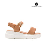 Sandalias de cuña Uplift Strap para mujer color tan