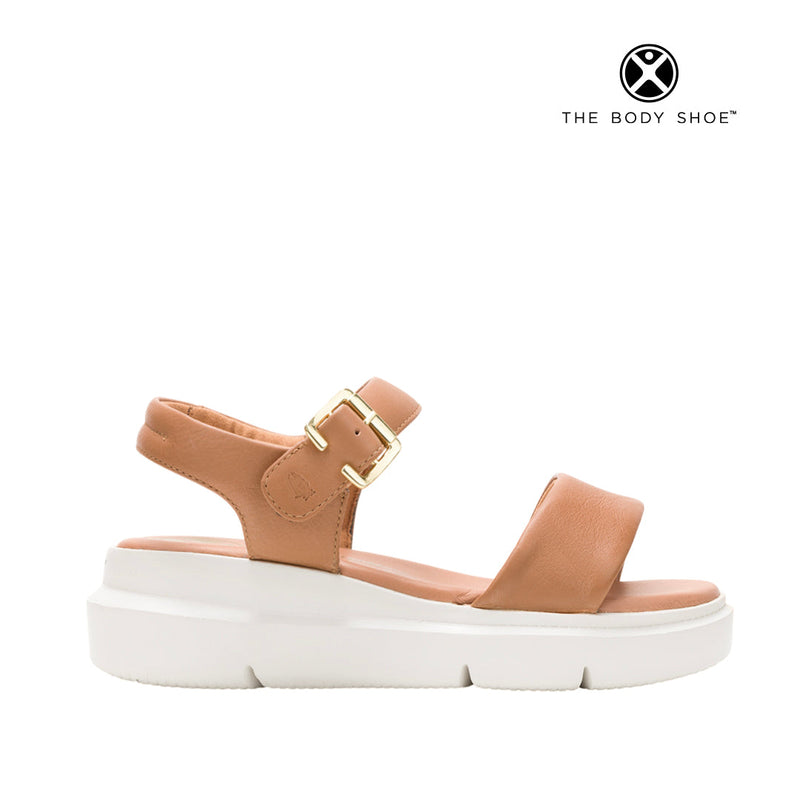 Sandalias de cuña Uplift Strap para mujer color tan