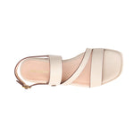 Sandalias slingback Lucrecia para mujer color beige