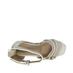Sandalias de cuña Cleo 2 para mujer color hueso