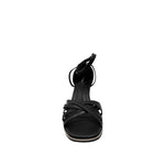 Sandalias de cuña Nathy para mujer color negro