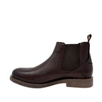 Botines slip on Sebas para hombre color café