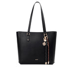Cartera tote Zaira para mujer color negro