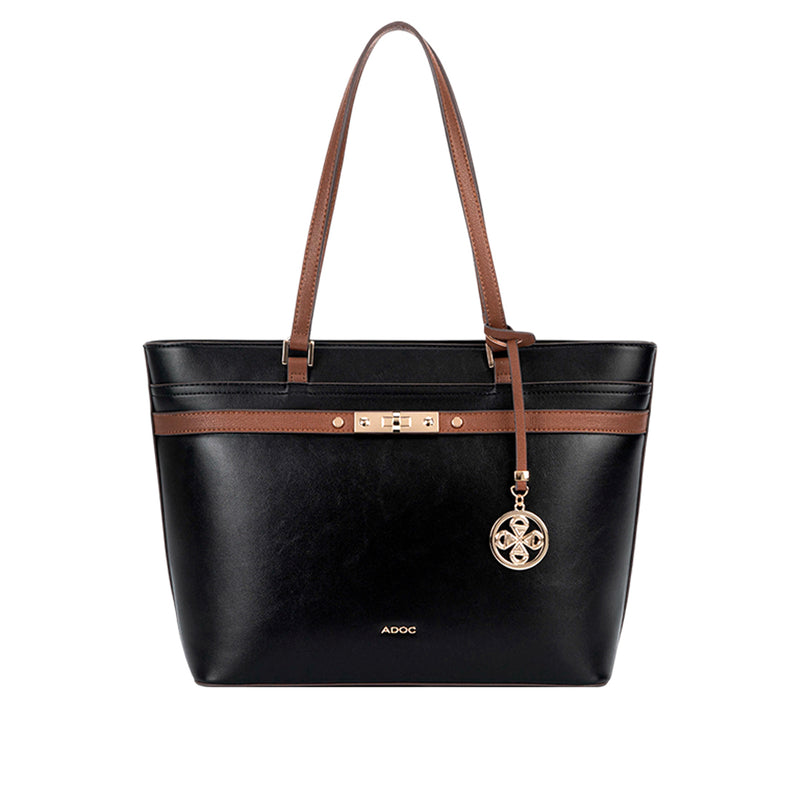 Cartera tote Tea para mujer color negro