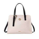 Cartera tote Sancia para mujer color hueso