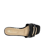 Sandalias de tacón Yoshida para mujer color negro