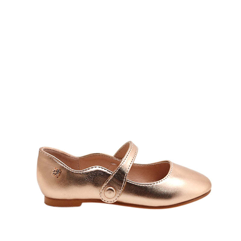 Ballerinas Niza para niña color oro rosa