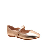 Ballerinas Niza para niña color oro rosa