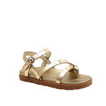 Sandalias Mali para niña color dorado