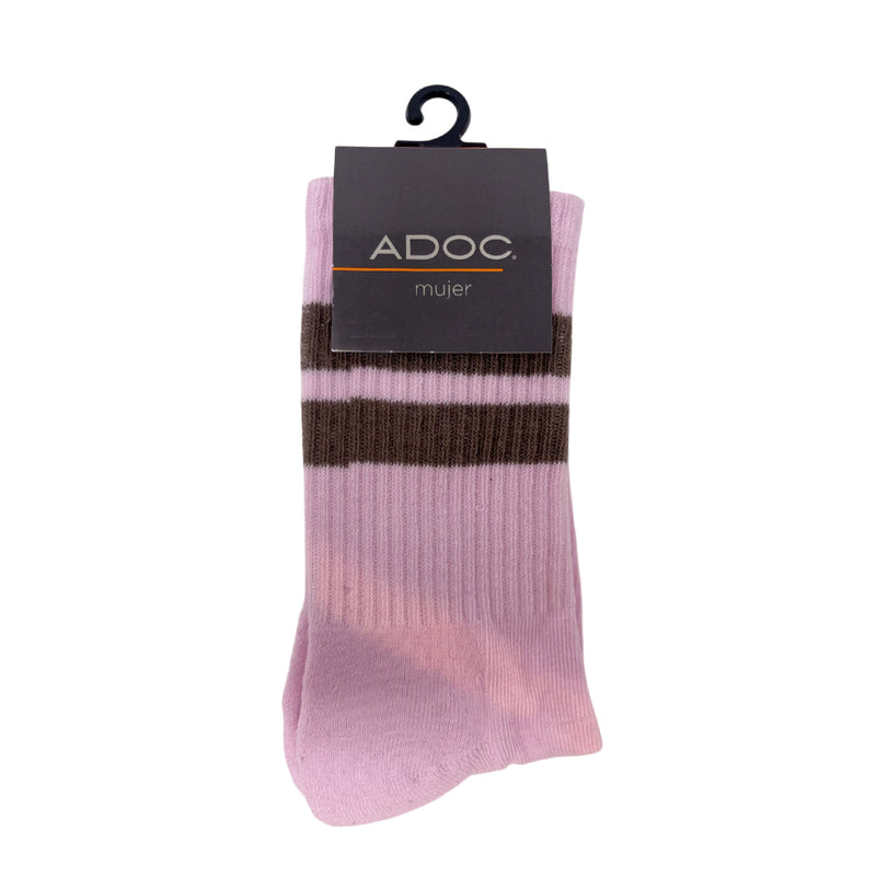 Calcetines Retro para mujer color rosado