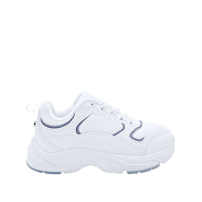 Tennis escolares Gaby para niña color blanco