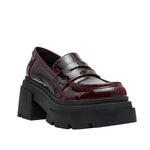 Mocasines Turnout para mujer color vino