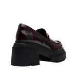 Mocasines Turnout para mujer color vino