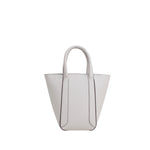 Cartera satchel Lulu para mujer color hueso