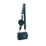 Cartera crossbody Samie para mujer color azul