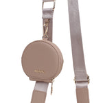 Cartera crossbody Samie para mujer color nude
