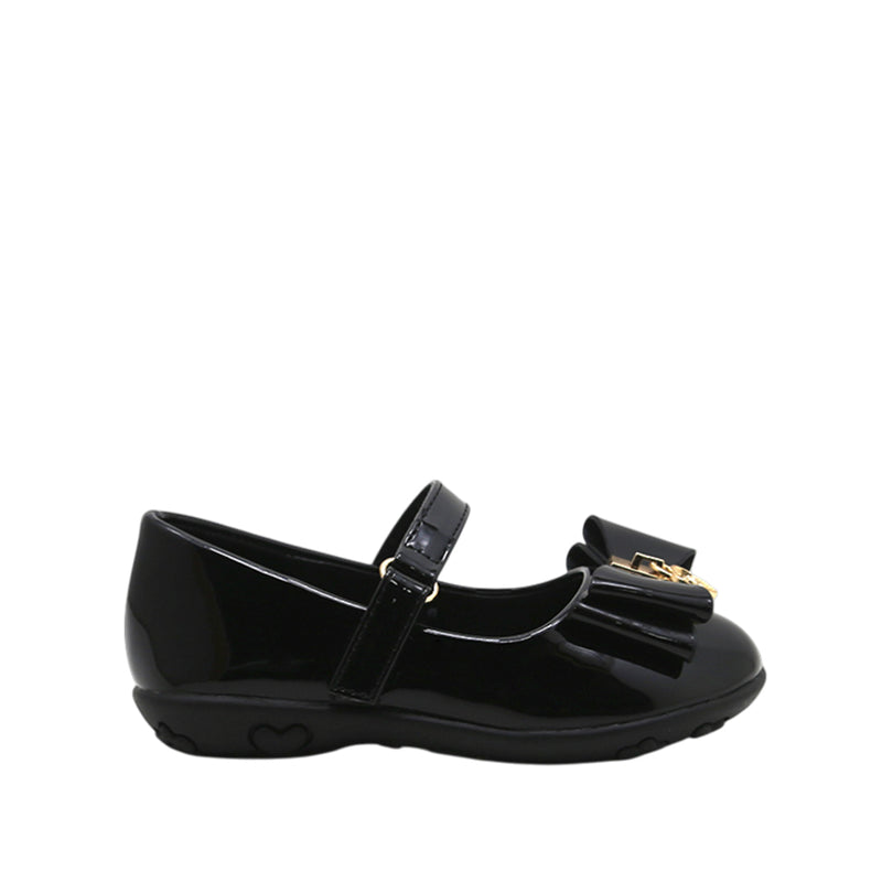 Ballerinas Ashley para infante color negro