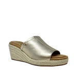 Sandalias de cuña Willow para mujer color dorado