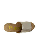 Sandalias de cuña Willow para mujer color dorado