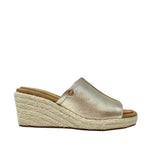 Sandalias de cuña Willow para mujer color dorado