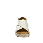 Sandalias de cuña Willow para mujer color hueso
