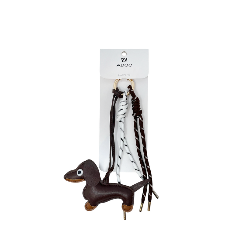 Llavero Doggy color cafe