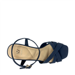 Sandalias de cuña Anita para mujer color marino