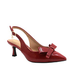 Tacones slingback Sydney para mujer color rojo
