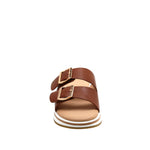 Sandalias de cuña Indra para mujer color tan