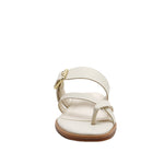 Sandalias flats Malala para mujer color hueso