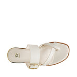 Sandalias flats Malala para mujer color hueso