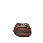 Sandalias flats Dari para mujer color tan