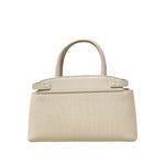 Cartera Satchel Clara para mujer color nude