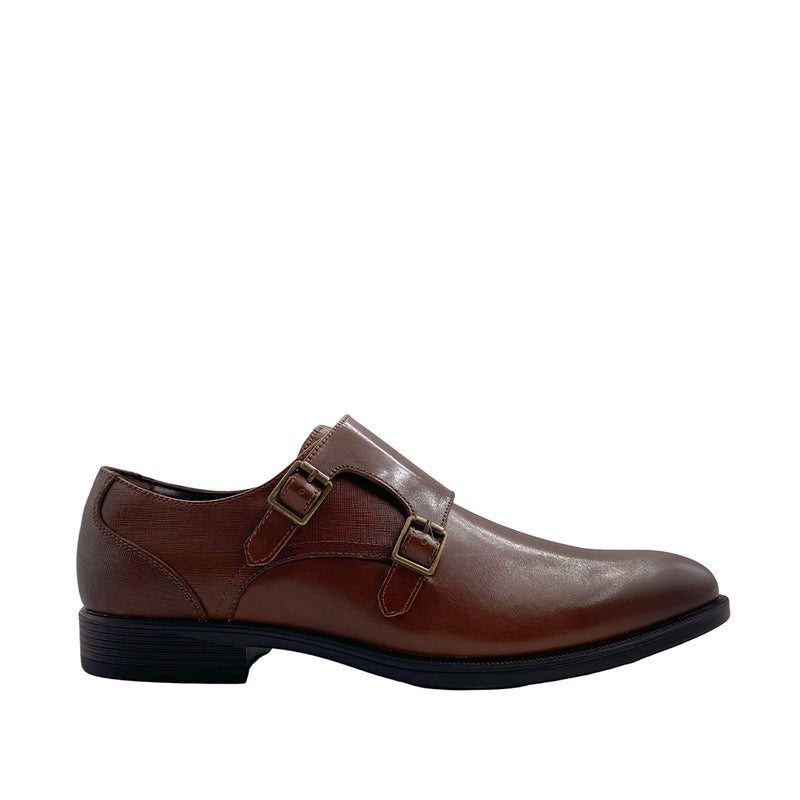 Monk strap shoes Gaspar para hombre color tan