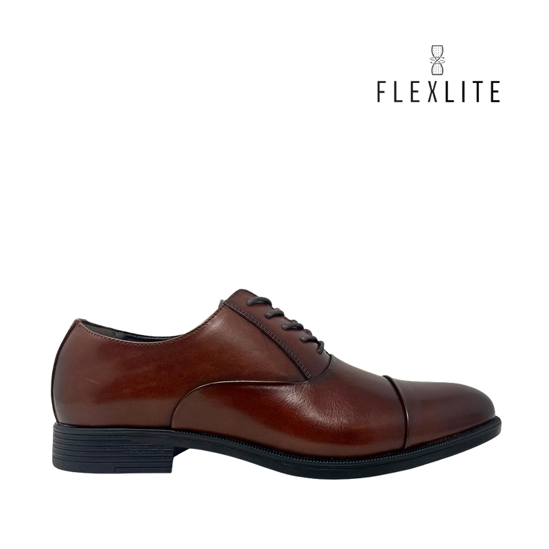 Oxfords cap toe Dane para hombre color tan