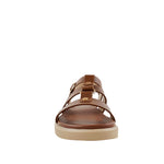 Sandalias flats Valia 3 para mujer color tan