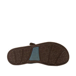 Sandalias flats Valia para mujer color café