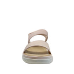 Sandalias flats Denisse para mujer color blush