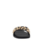 Sandalias flats Gia para mujer color negro