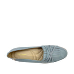 Mocasines Eleonora 6 para mujer color celeste