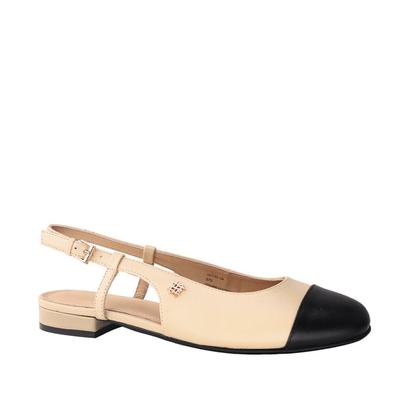 Ballerinas slingback Katte para mujer color beige